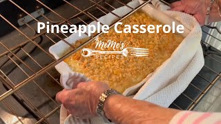 MeMe's Recipes | Pineapple Casserole
