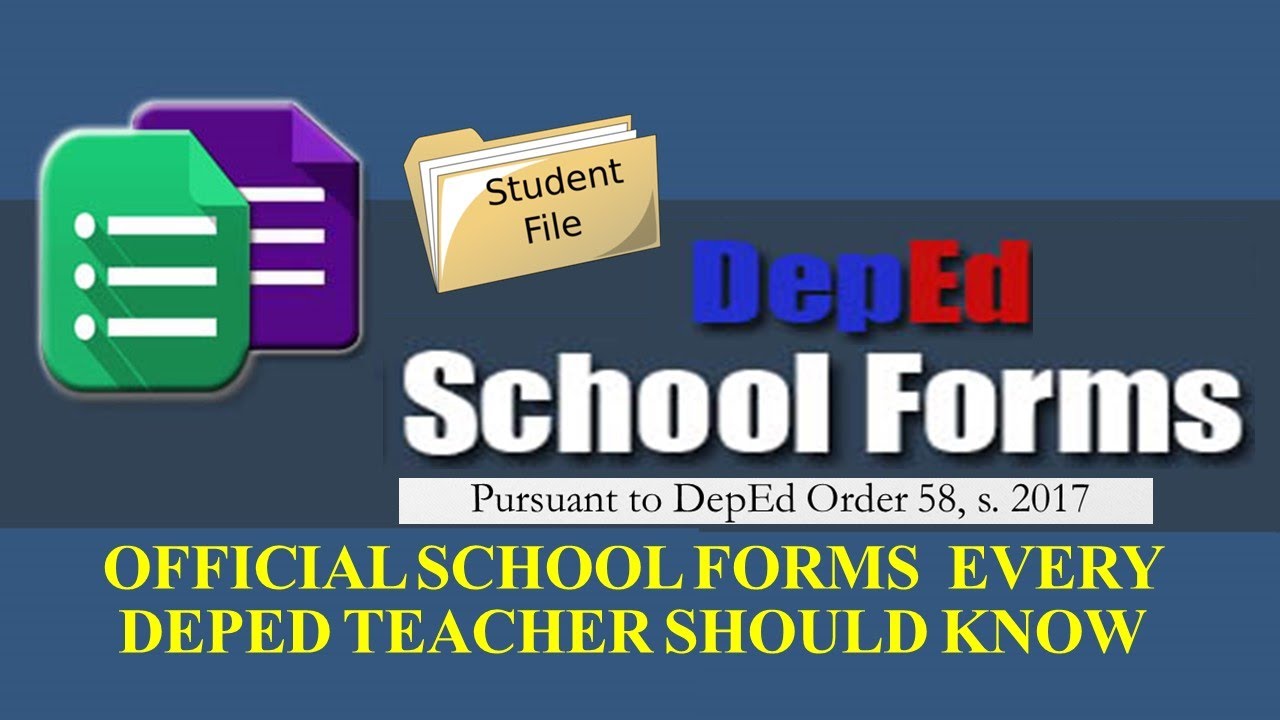 Deped S Official School Forms - Gambaran