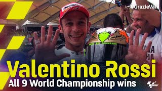 #GrazieVale: All of Rossi's 9 World Championship wins