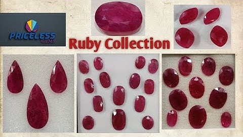 Ruby Gemstone Exclusive Collection #collection #gemstones #ruby