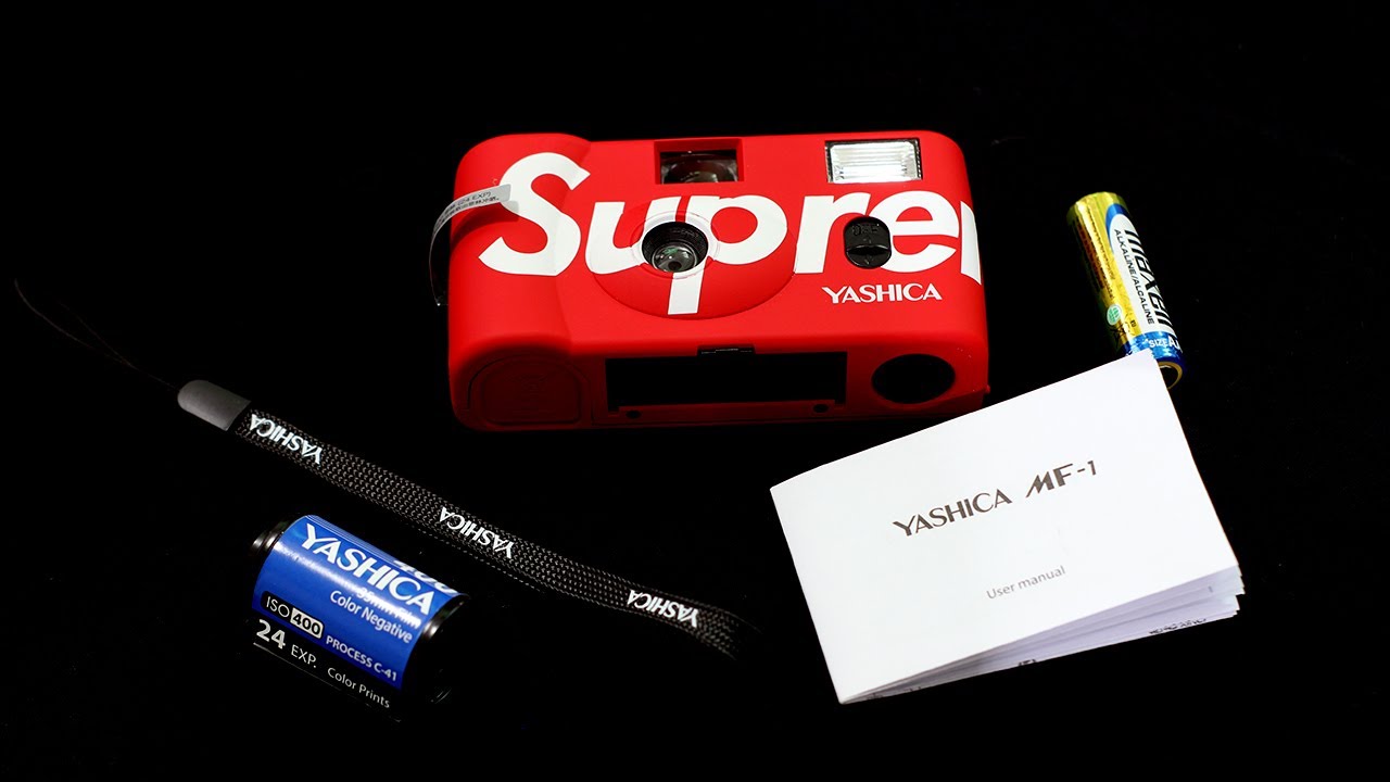 Supreme Yashica MF-1 Camera Red - YouTube