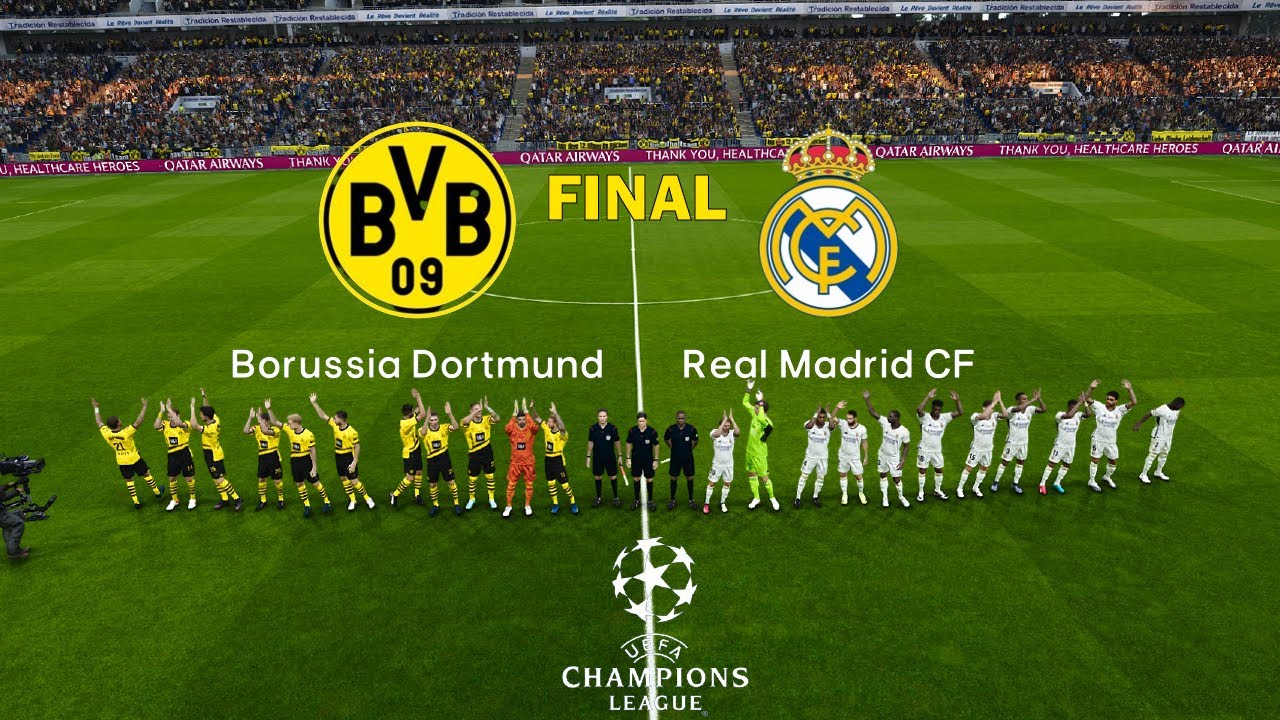 Borussia Dortmund vs Real Madrid - Final UEFA Champions League (UCL ...