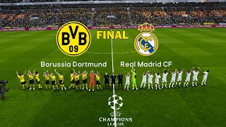 Borussia Dortmund vs Real Madrid - Final UEFA Champions League (UCL) 2024 - Full Match | PES [4K60]