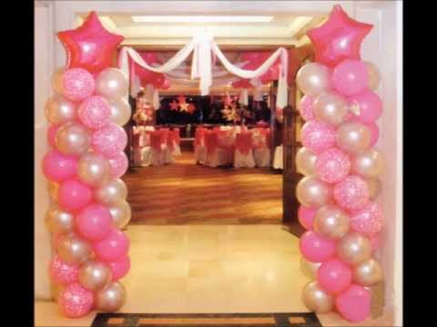 DECORACION CON GLOBOS PARA 15 AÑOS