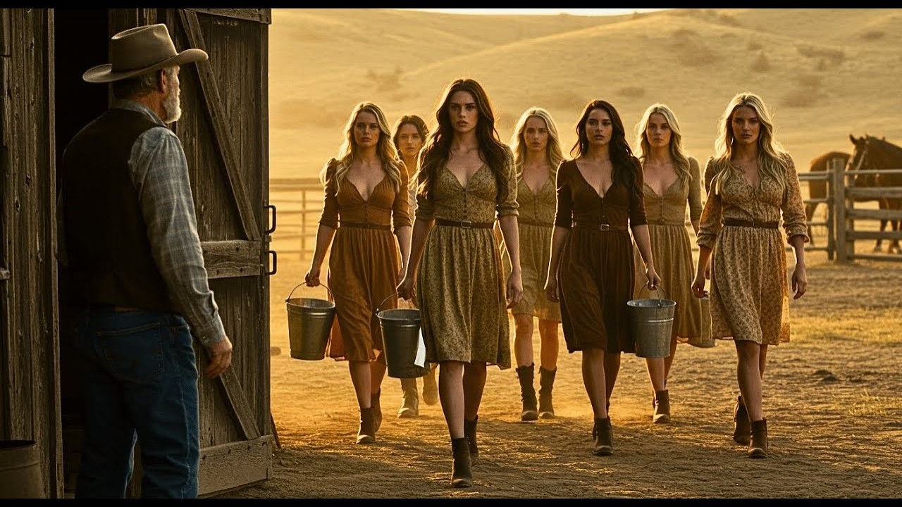 El Granjero Vivía Solo... Hasta Que 7 Mujeres Aparecieron para Ordeñar Sus Vacas