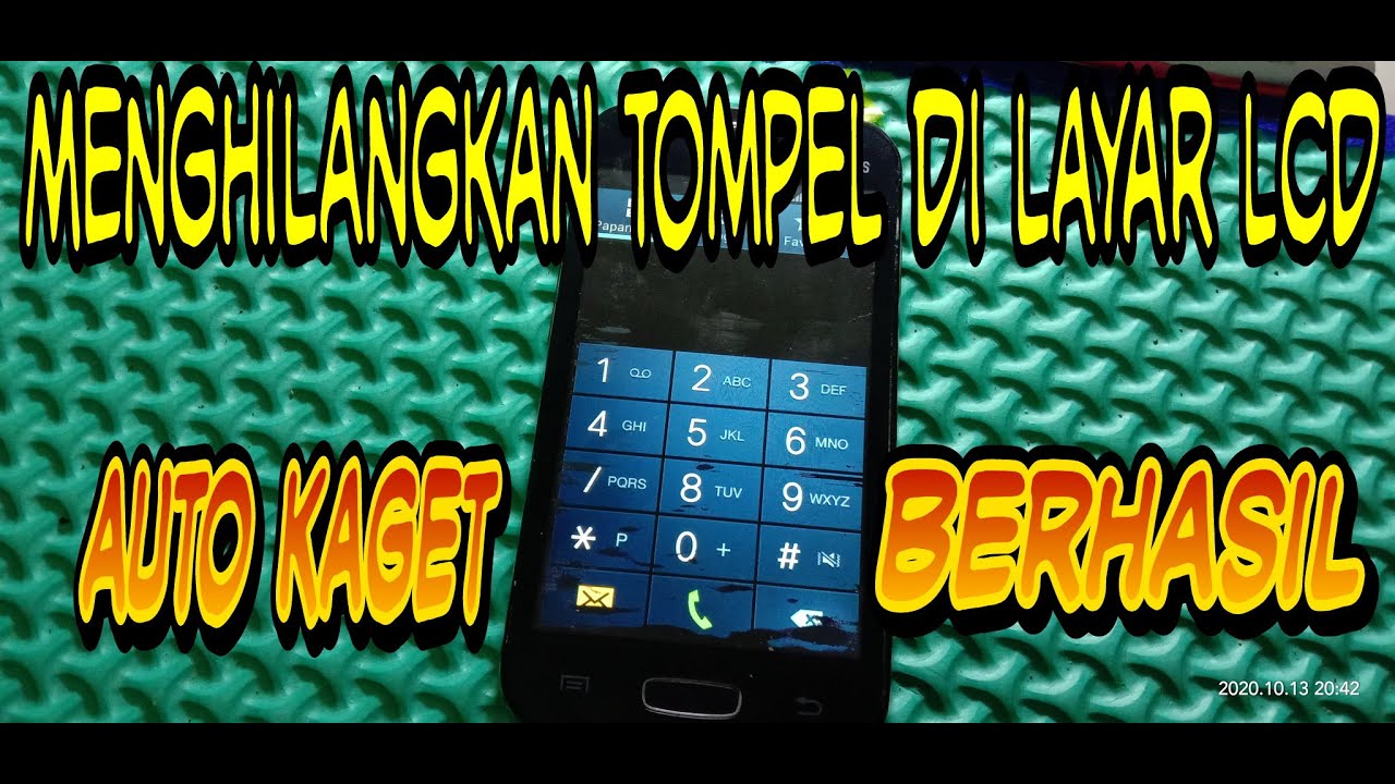 Cara menghilangkan tompel hitam lcd tips & trik service hp YouTube