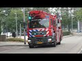 Brandweer Nijmegen TS 08-2131 HW 08-9051 met Spoed naar een Woningbrand