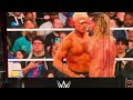 Wwe off air cody rhodes seth says bye and greets the crowd the rock roman monday night raw 412024
