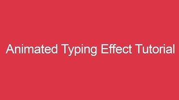 JQuery Animation Tutorial : How to Create Animated Typing Effect with Typed JS  2019