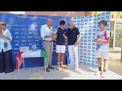 Video Campionati maschili Under14 di tennis, trionfa Di Leva