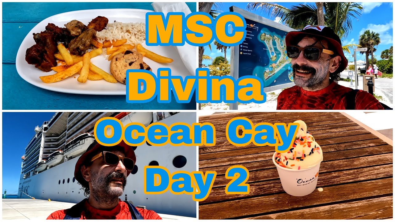 MSC Divina | Day 4 | Ocean Cay | Trivia Games | Island Buffet
