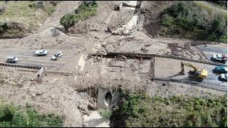 Flood damage forces days long closure of US 6 in Carbon County