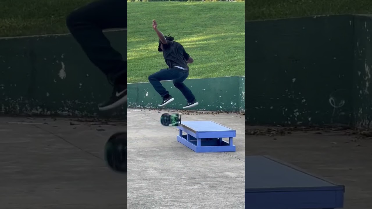 Jackie Harris all most caught me slipping on this Kickflip crook🔥🔥🔥