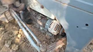 Grey ferguson at work with a pearse grubber