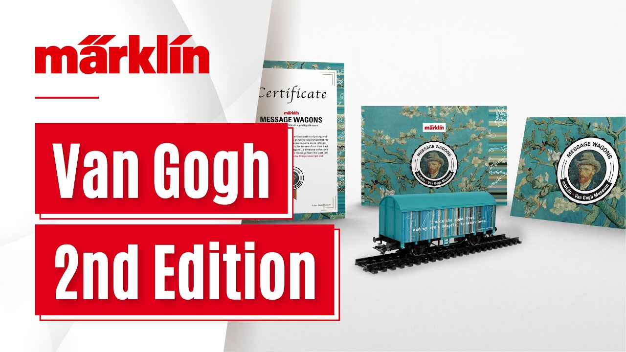 Wagon Märklin X Van Gogh – édition Spéciale – Bleu – Neuf