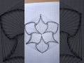 Satisfying Hexagon Line Art 😍 | Geometry Drawing Shorts #opticalillusion #illusionart