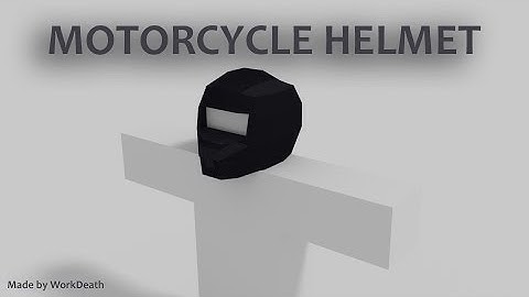 | WorkDeath | BLENDER Timelapse: Low poly Motorcycle Helmet