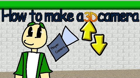 How To Add 3D Camera To Your Decompile! 🤳 📸/ #video #decompile #baldisbasics