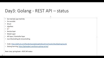 day3: REST API using Golang: MVC pattern, Dependency Injection, Interface, struct, Json Marshall
