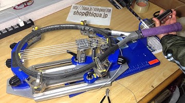 Stringwayストリングウェイ5点ダイレクトVS他社の6点サポート実際の実験でラケットの変形を見ましょう！