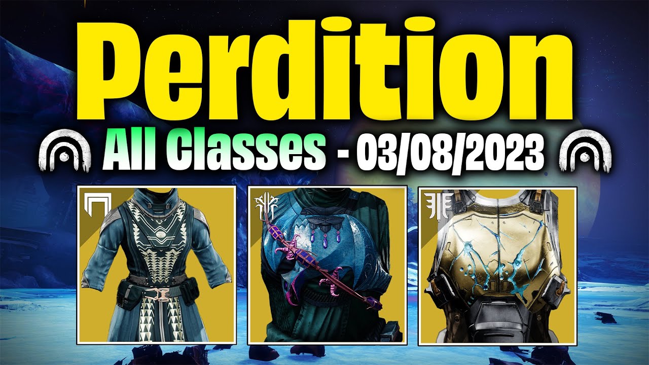 Lost Sector TODAY Solo Legend 1830 On ALL CLASSES "Perdition" 03/08/2023