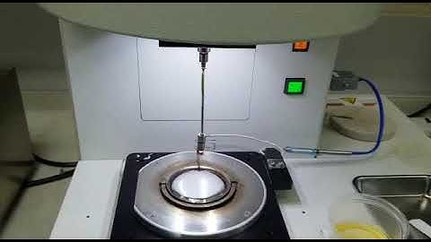 Rhesca 5200TN Basic operation video - Standard wetting balance