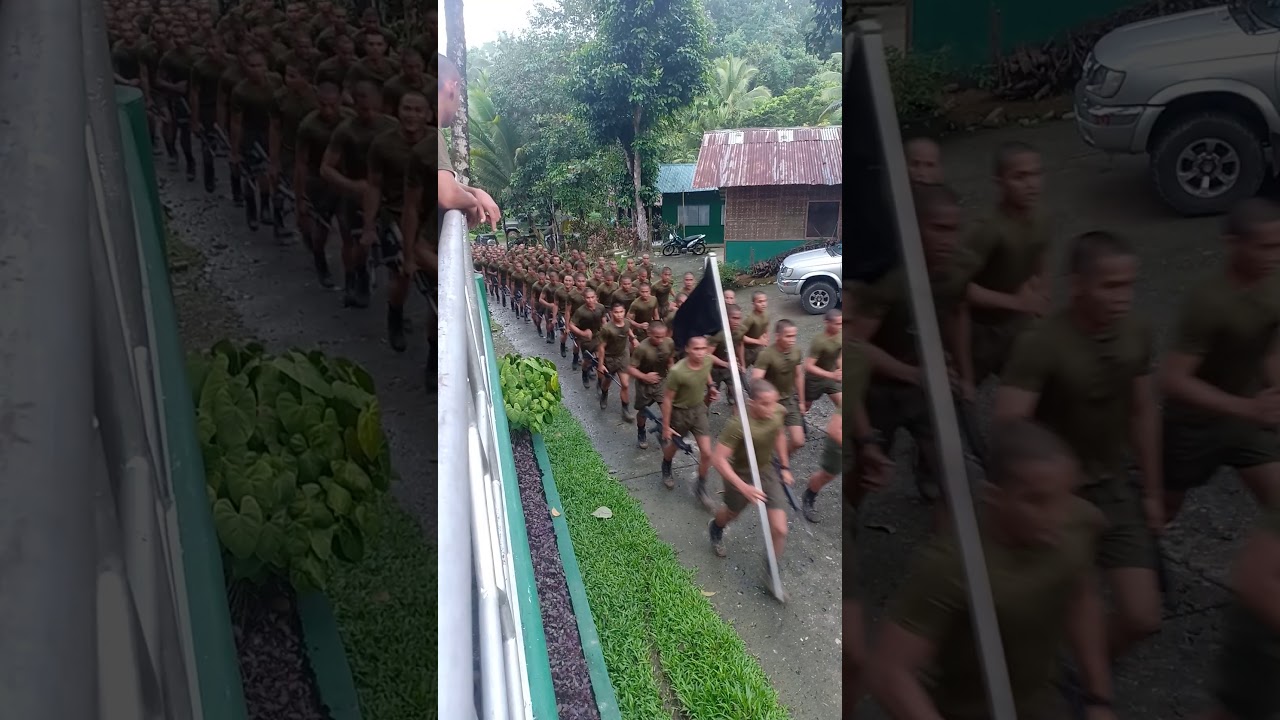 Philippine Scout Ranger Daily Routine Jogging with High Moral Chanting ...