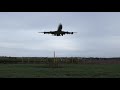 Cargolux B747-8F LX-VCB landing Prestwick Airport [4K/UHD]