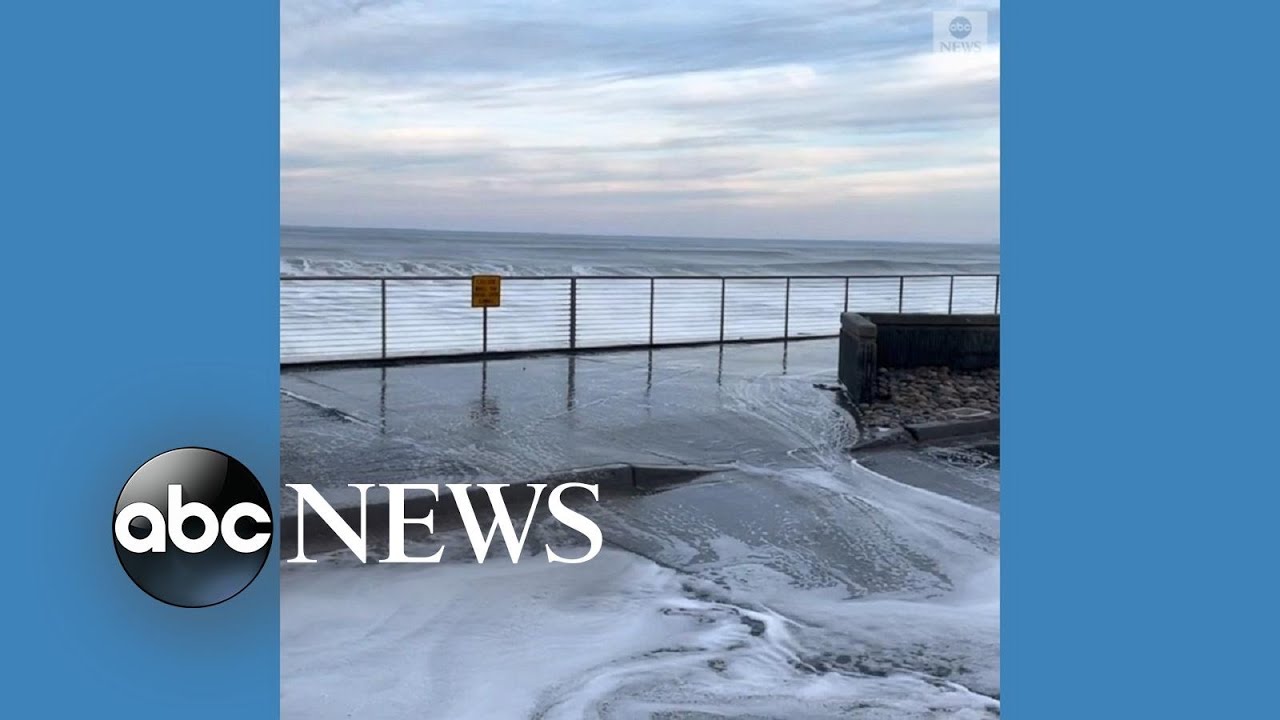 Large waves crash along California coast amid tsunami advisory