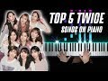 TOP 5 TWICE SONGS ON PIANO