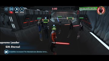 SLKR 3v3 Counter w/ SEE... SEE, Malak & Wat vs SLKR, DR & GAS... *Auto-set Def* #SLKRcounter #SWGOH