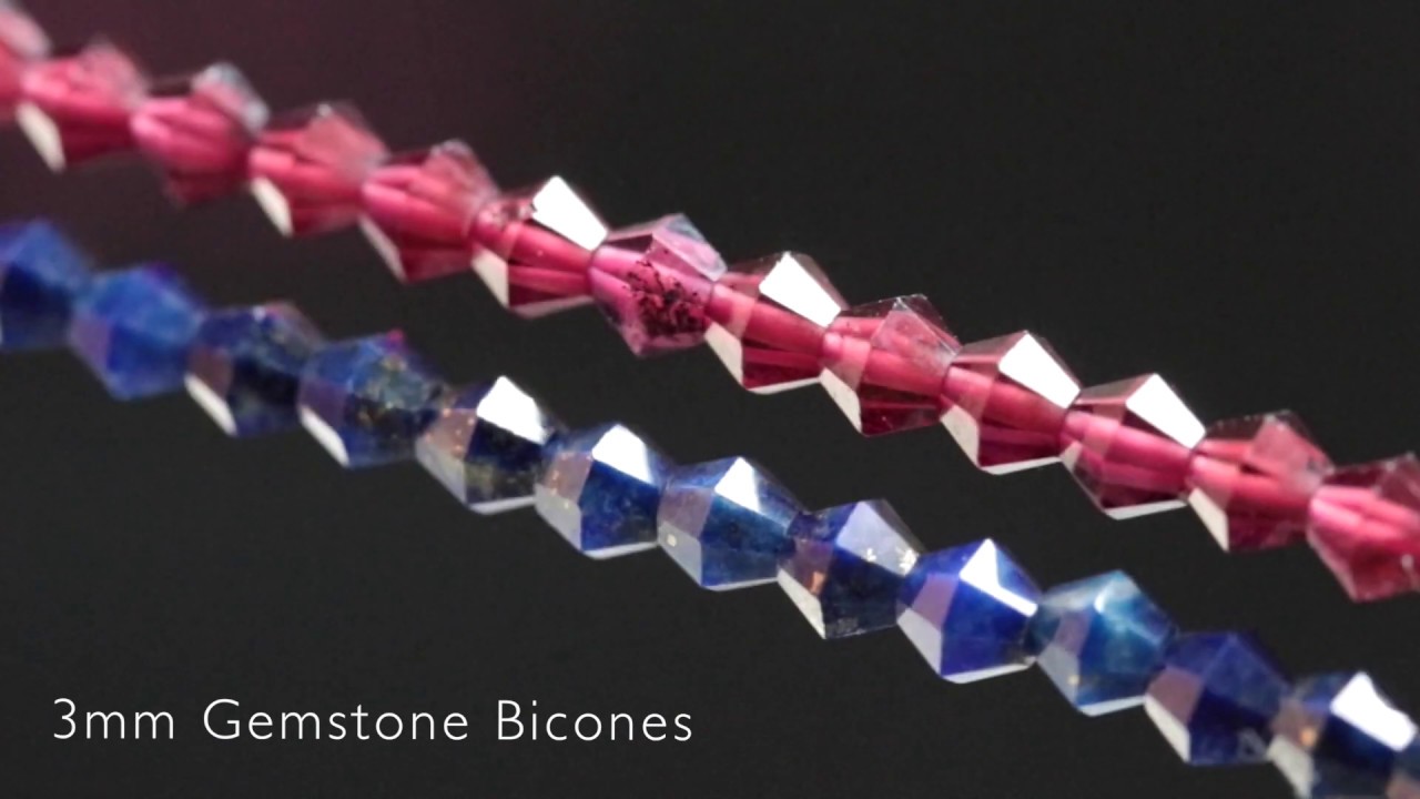 Dakota Stones 3mm Gemstone Bicones