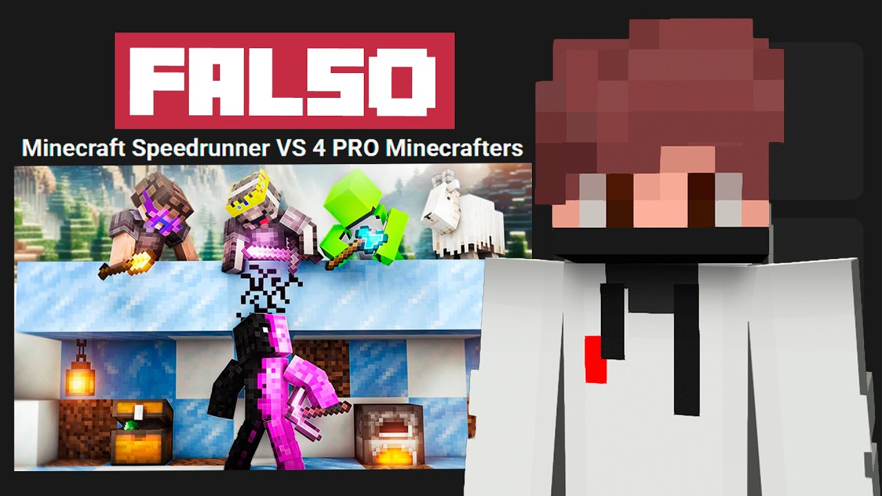AQUINO reacciona a El Speedrunner Falso de Minecraft