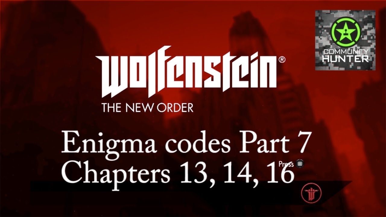 The New Order - Enigma Codes Guide Part 7
