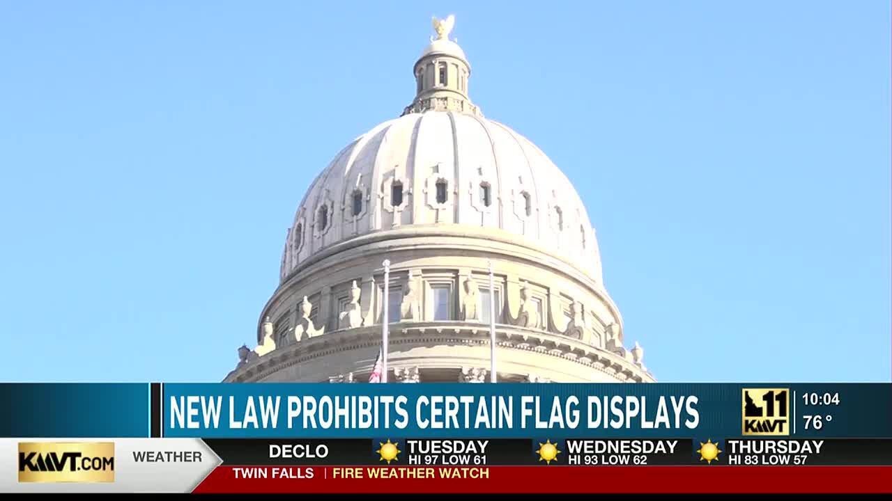 Canyon Ridge High School removes flag display to comply with state law