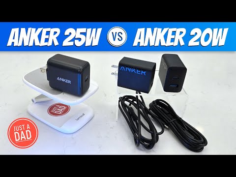 USB-C PD charger comparison Anker Nano II Apple 20W Samsung 25W