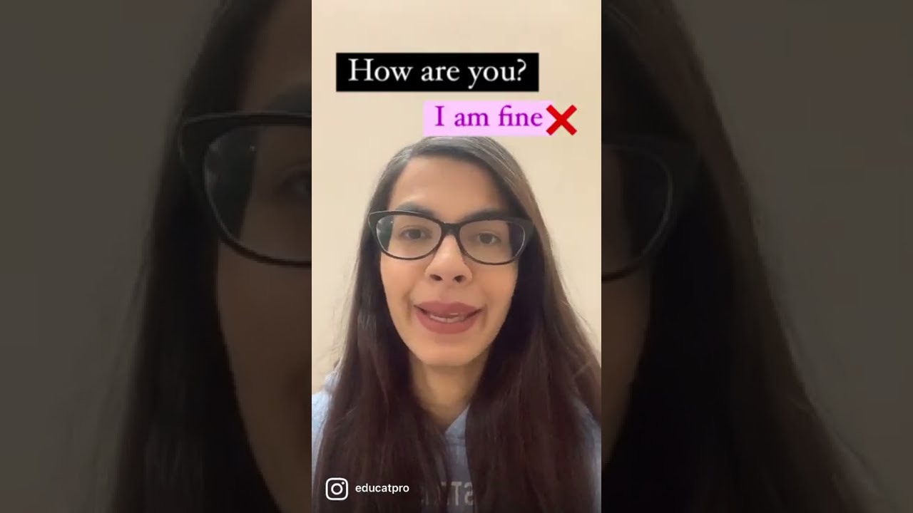 How To Answer Are You Give Smart English Answers