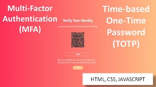 ASMR Programming - TOTP Multi-Factor Authentication in HTML, CSS, and JavaScript - No Talking