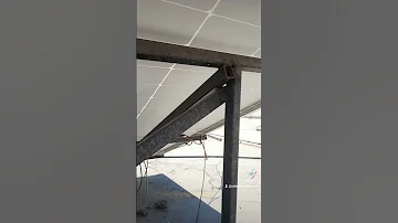 سقالة الحديد هي الداعم لنظام الطاقة الشمسية ما تسترخص 