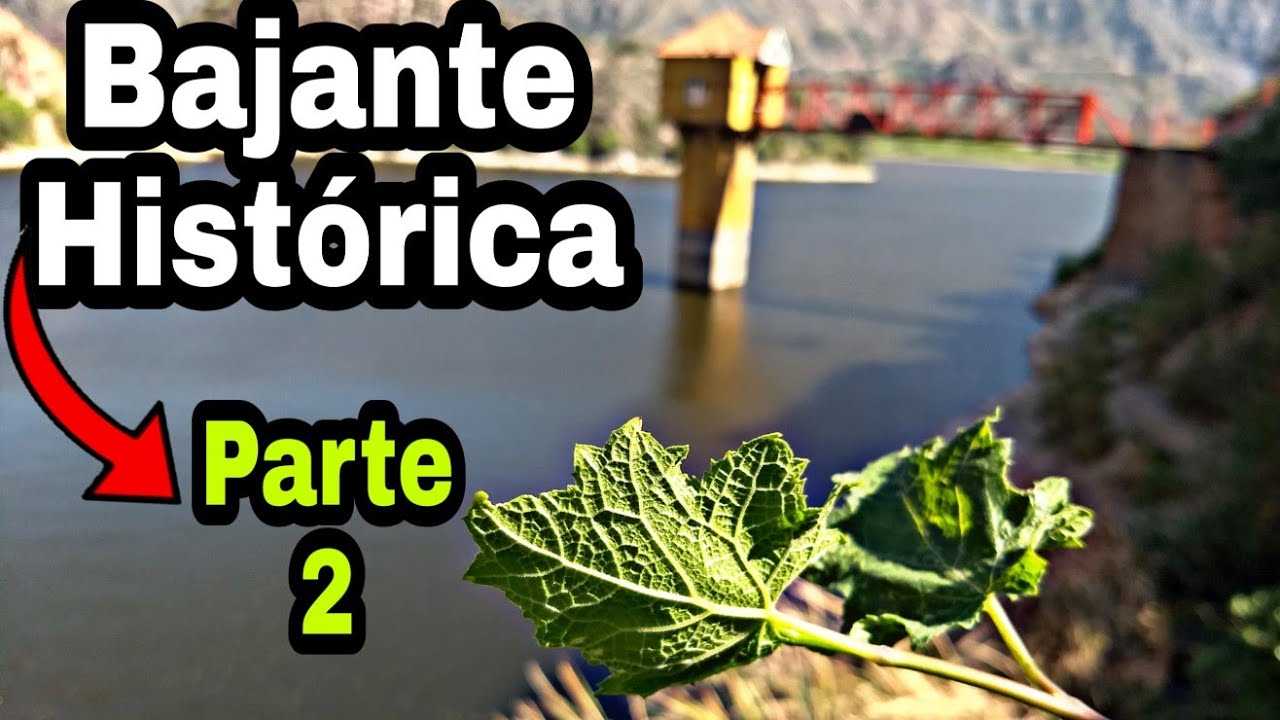 Bajante del Dique De Los Sauces .. porque se está secando ? + Detección