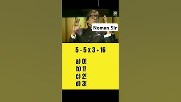 Can You Solve This Mind-Bending Brain Teaser? | Only Geniuses Get It Right!" #maths #short #nomansir