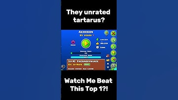 How did Acheron get Unrated? #gaming #geometrydash