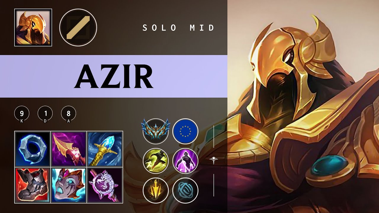 Azir Mid vs Veigar - EUW Challenger Patch 25.24