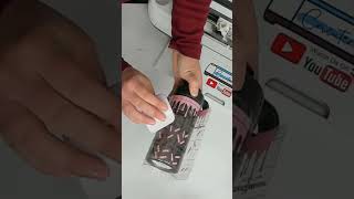 Cricut ASMR - How To Put Vinyl on a Water Bottle - New Teckwrap Colorful Pearl Vinyl
