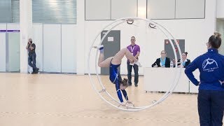 German Championships in Gymwheel 2017 Alisha Bahacic 17th Place