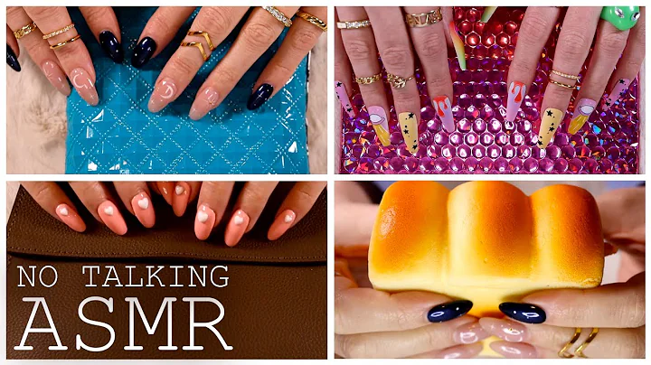 ASMR 2h Tingly Tapping & Scratching Background ASMR (🎧 NO TALKING | textured scratching, tapping)