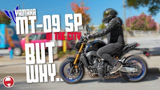 Race bike for CITY riding | 2021 Yamaha MT-09 sp City Review