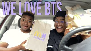 Trying the BTS Meal.