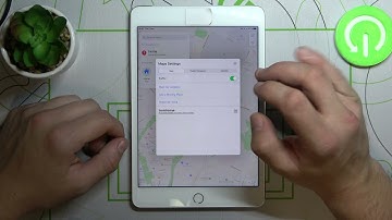 How to Change Type of Maps – Maps App Managing on APPLE iPad Mini 4
