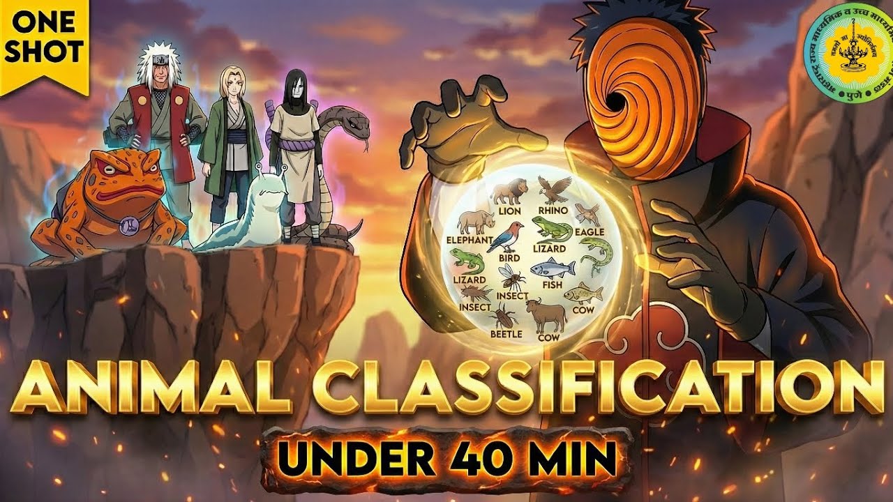 Don't Fear the Phyla! 🧬 Animal Classification Full Chapter in 40 Mins | SSC 10th